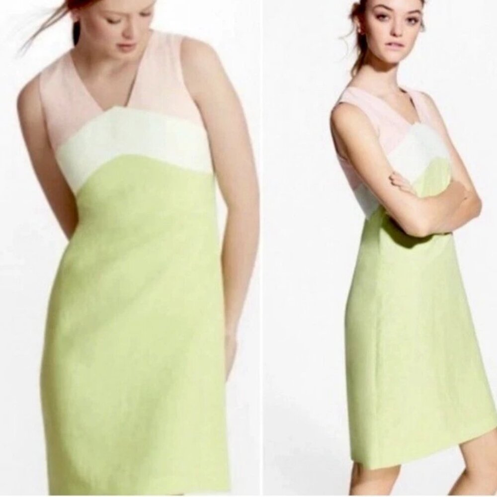 Brooks Brothers Colorblock Sheath Dress